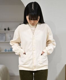 caqu caqu x GoodOn 9ozジャージー カーディガン