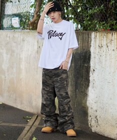 WEGO 【ユニセックス着用ITEM//MLサイズ展開】接触冷感グラフィックBIG　T（SS）