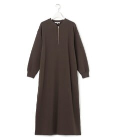 23区 L 【SLOW/一部店舗限定】ハイゲージテリー ハーフジップ ワンピース