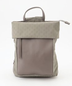 Y'SACCS はっ水ドットジャカード リサイクルレザーコンビ リュック