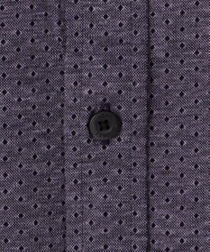 JOSEPH ABBOUD 【洗える】ドットジャガード ジャージー シャツ