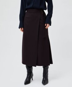 BEIGE， TERNES / ウールナローラップスカート