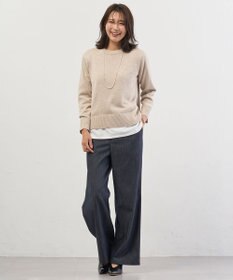 J.PRESS LADIES L Reeves Shine クルーネック ニット