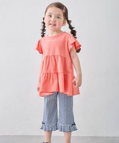 ANY KIDS 【綿100%/接触冷感】ひんやり ティアードチュニック