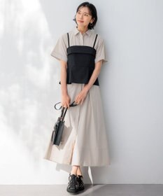 23区 【CLASSY.コラボ】ビスチェコンビ シャツワンピース