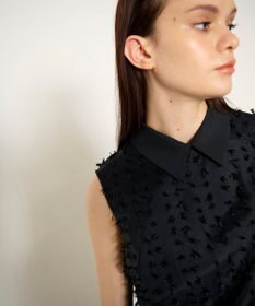 GRACE CONTINENTAL シアージャガード トップ