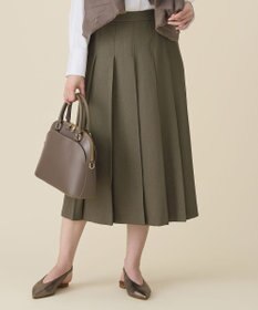自由区 S 【セットアップ対応】リネンライクシンセティックタック スカート