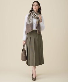 自由区 S 【セットアップ対応】リネンライクシンセティックタック スカート