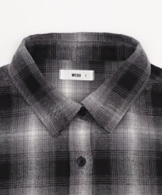 WEGO チェックショートネルシャツ