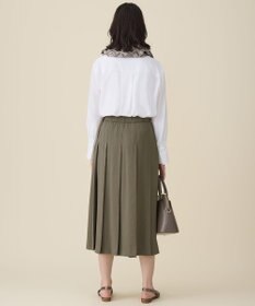 自由区 S 【セットアップ対応】リネンライクシンセティックタック スカート