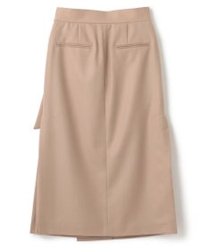BEIGE， TERNES / ウールナローラップスカート