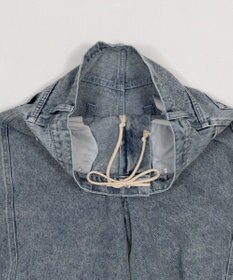 WEGO 【ユニセックス着用ITEM/SMLサイズ展開】カバーフィットバルーンデニムパンツ