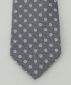 GOTAIRIKU 【日本製】西陣ネクタイ_グレー×パープル系