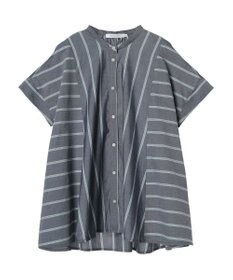 AMERICAN HOLIC 接触冷感フレンチスリーブ切り替えフレアブラウス