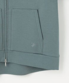 J.PRESS LADIES L ダンボール ジップアップ パーカー