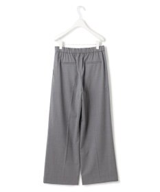 ICB 【洗える】Ｔ/Wブロード ワイドストレートパンツ