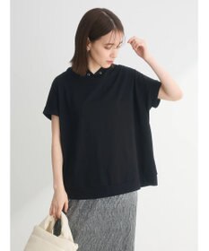 Green Parks フレンチスリーブ抜け襟カットプルオーバー