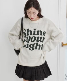 WEGO グラフィックニットBIGプルオーバー