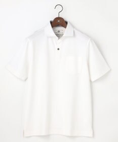 JOSEPH ABBOUD 【日本素材・オーガニックコットン使用】オーガニックコットンクールビズ ポロ