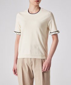 Paul Smith 【洗える】フレアスリーブ 半袖ニット