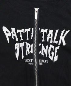 WEGO グラフィックロゴWジップSSトップス