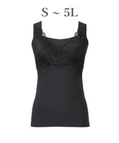 BRADELIS New York 【BRADELIS NewYork peace】シルク混素肌しっとりハッピーバストキャミ26 補正下着 カップ付き ブラトップ ブラキャミソール シェイパー