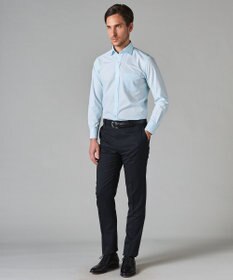 GOTAIRIKU 【形態安定】PREMIUMPLEATS_スモールワイドカラー 通年ドレスシャツ