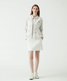 23区GOLF 秋色夏素材【WOMEN】【ストレッチ】シェルタリングオックス 台形スカート