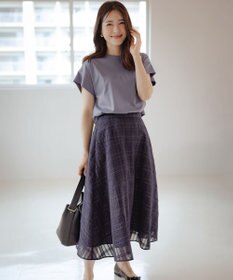 組曲 S ラメシアーチェック スカート