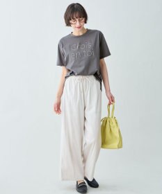 ANY アソートロゴラウンドヘムTシャツ