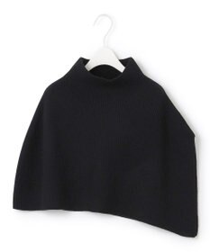 ICB 【洗える】ウールポリエステルニットケープ