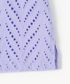 ANY L 【洗濯機可】エンブロイダリーブラウス