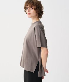 uncrave 【佐藤晴美さん着用・洗濯機洗い可】プレーンストレッチ ビッグTシャツ