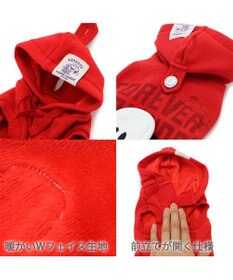 PET PARADISE スヌーピー ずっ友 お揃い パーカー 《レッド》 小型犬