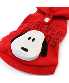 PET PARADISE スヌーピー ずっ友 お揃い パーカー 《レッド》 小型犬