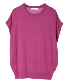 AMERICAN HOLIC 接触冷感フレンチスリーブニットプルオーバー