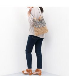 UNBILLION カシュカシュ cachecache / ペーパー手編みリボントート