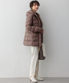 23区 【VERY掲載/新色追加】シレータフタ ミドル丈 ダウンコート