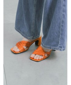 Te chichi メタリックシャーリングサンダル《2026 SUMMER LOOK item》