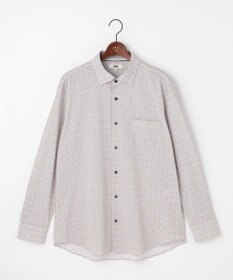 JOSEPH ABBOUD 【キングサイズ・綿100％・ジャージー素材・ストレッチ】コンパクトジャージープリントシャツ