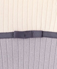 組曲 KIDS 【90-100㎝】バイカラーニットソー ワンピース