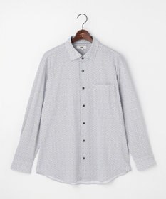 JOSEPH ABBOUD 【キングサイズ・綿100％・ジャージー素材・ストレッチ】コンパクトジャージープリントシャツ