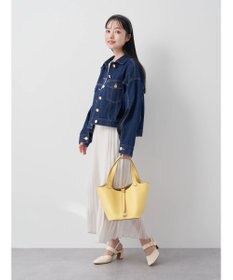 earth music&ecology すきな丈プリーツスカート