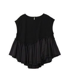 YECCA VECCA アシメペプラムカットソー