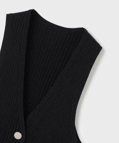 GRACE CONTINENTAL リブニットベスト