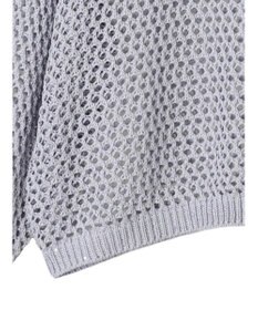 earth music&ecology スパンコールショートゆるニット