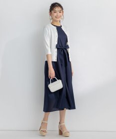 組曲 【前後着用可】MINAレーシーニット カーディガン