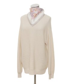 MOONBAT 【シルク100%】フルラ (FURLA) 花柄 シルクプリントスカーフ 65cm×65cm