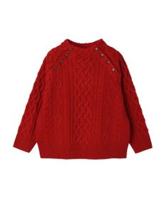 CRAFT STANDARD BOUTIQUE ラグランケーブルニットプルオーバー　