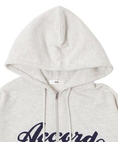 WEGO 裏起毛スタジアムロゴジップパーカー